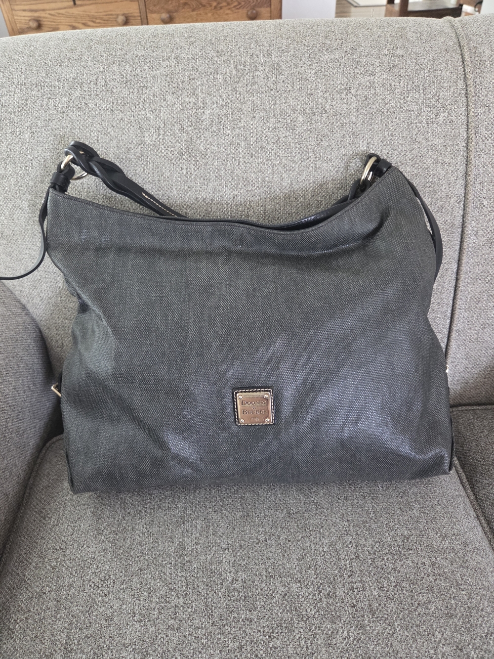 Dooney & Bourke Black Hobo Shoulder Bag